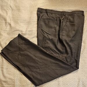 Perry Ellis 40x32 Grey Dress Pants Classic Style